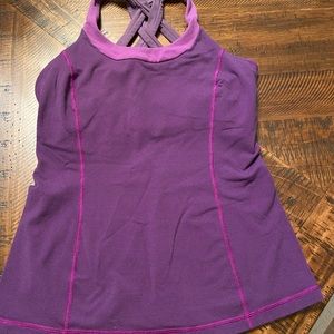 Lululemon tank top with built in bra